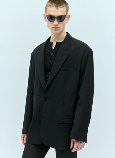 Relaxed Fit Suit Blazer Acne Studios Relaxed Fit Suit Blazer Black acn0153009