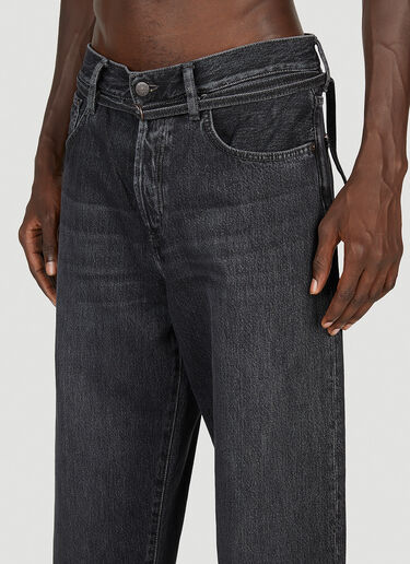 Acne Studios 1991 와이드 레그 진 블랙 acn0153014