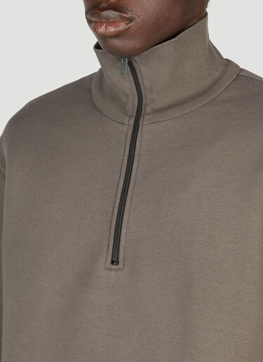 Acne Studios Zip-Front Sweatshirt Grey acn0153020