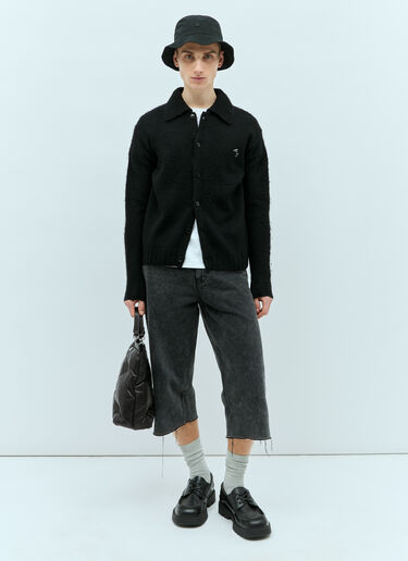 Polo 羊毛开衫 Acne Studios Polo 羊毛开衫 黑色 acn0154004