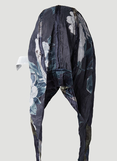 真丝花卉帽 Acne Studios 真丝花卉帽 藏蓝色 acn0154032