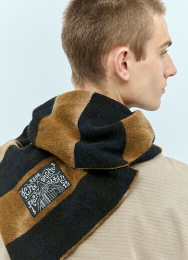 Acne Studios 扎染围巾 棕色 acn0154045