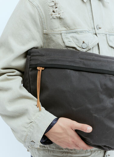Acne Studios 로고 패치 메신저 백 그레이 acn0154053