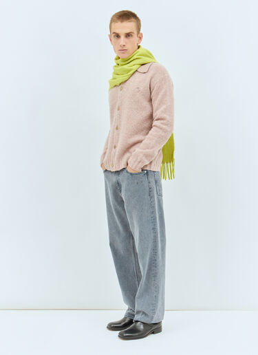 Acne Studios Polo Wool Cardigan Pink acn0157019