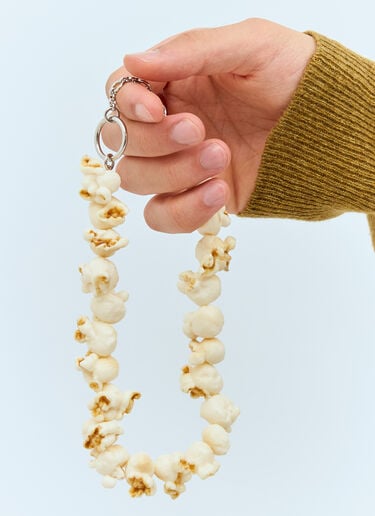 Popcorn Necklace Acne Studios Popcorn Necklace White acn0158032
