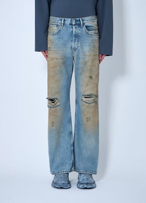 Acne Studios 2021M Distressed Jeans Blue acn0159015