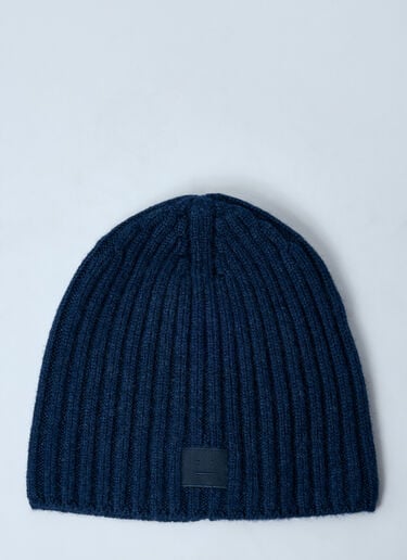 Acne Studios 徽标图案无檐便帽 藏蓝色 acn0159040