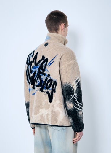 Acne Studios Teddy Jacquard Jacket Beige acn0160004