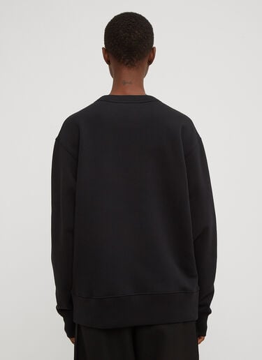 Fairview Oversized Face Embroidered Sweater Acne Studios Fairview Oversized Face Embroidered Sweater Black acn0229047