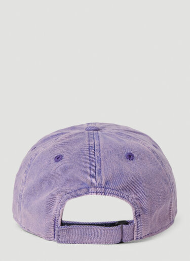 方脸贴饰棒球帽 Acne Studios 方脸贴饰棒球帽 紫色 acn0251020