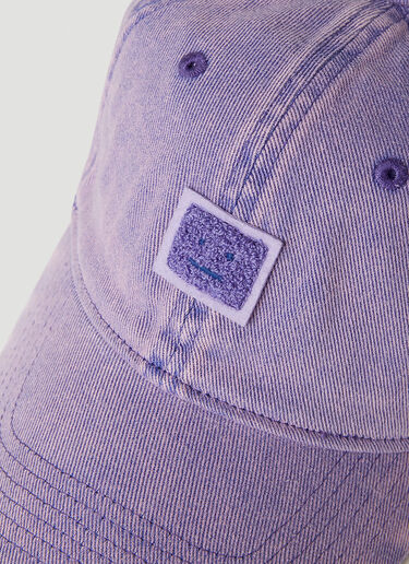 方脸贴饰棒球帽 Acne Studios 方脸贴饰棒球帽 紫色 acn0251020