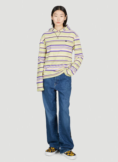 멀티 스트라이프 스웨트셔츠 Acne Studios 멀티 스트라이프 스웨트셔츠 그린 acn0251043