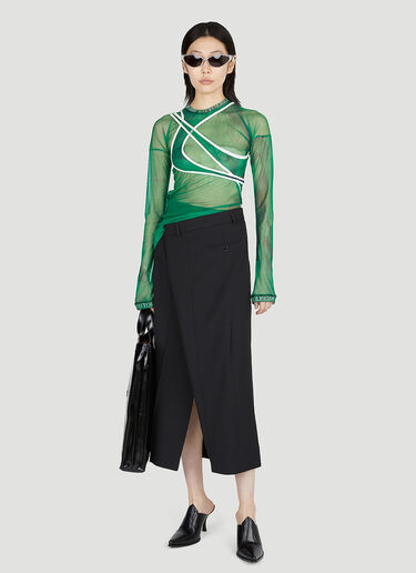 Acne Studios 裹身半裙 黑色 acn0252042