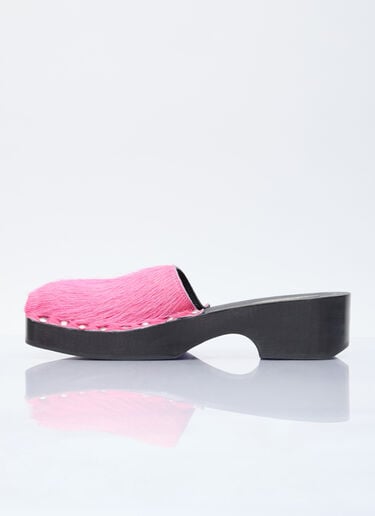 Acne Studios 毛绒木屐 粉色 acn0254022
