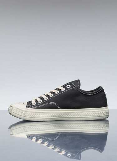 Canvas Low Top Sneakers Acne Studios Canvas Low Top Sneakers Black acn0255018