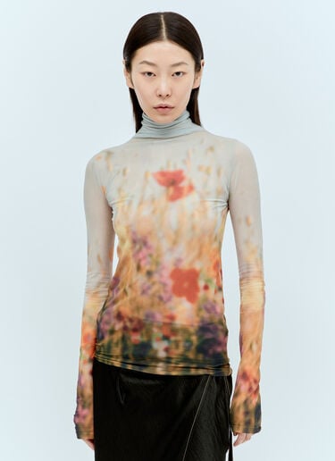 High-Neck Seamless Top Acne Studios High-Neck Seamless Top Multicolour acn0256036