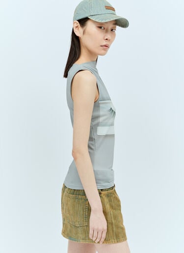 Eyelash Print Top Acne Studios Eyelash Print Top Grey acn0256040
