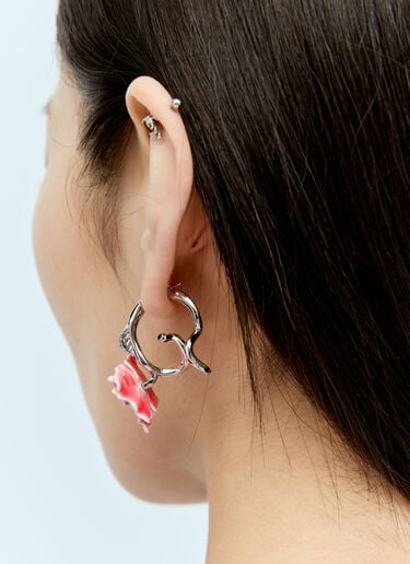 Flower Earrings Acne Studios Flower Earrings Silver acn0256045
