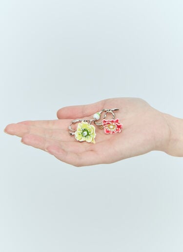 Flower Earrings Acne Studios Flower Earrings Silver acn0256045