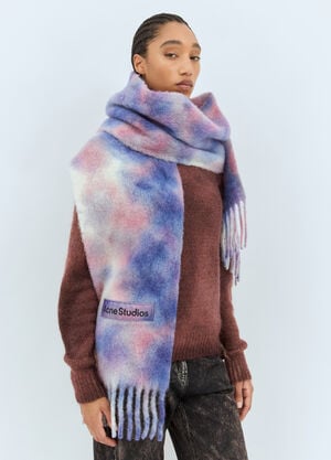 Acne Studios 扎染围巾 紫色 acn0258025