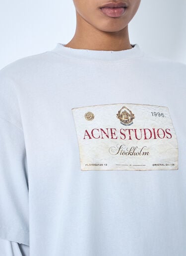 레이어드 프린트 티셔츠 Acne Studios 레이어드 프린트 티셔츠 그레이 acn0259006
