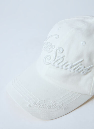 徽标图案棒球帽 Acne Studios 徽标图案棒球帽 白色 acn0260026