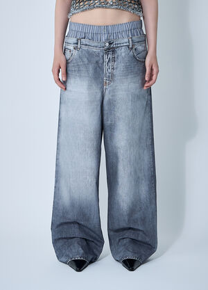 Acne Studios 印花长裤  灰色 acn0261004