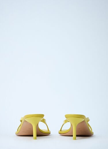 Acne Studios 漆皮高跟凉鞋 黄色 acn0261012