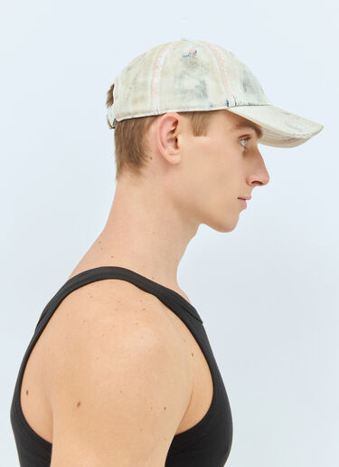 Acne Studios 코팅 마감 데님 베이스볼 캡 베이지 acn0358001