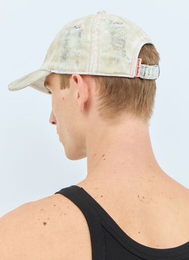 Acne Studios 코팅 마감 데님 베이스볼 캡 베이지 acn0358001