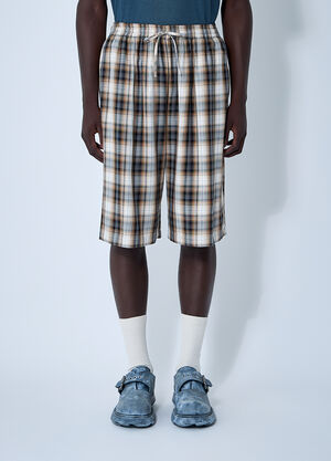 Acne Studios 格纹短裤  米色 acn0361003