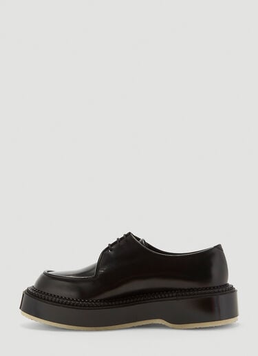 X Undercover Type 54C Mirror Derby Shoes Adieu X Undercover Type 54C Mirror Derby Shoes Black adv0140003