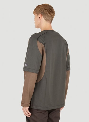 Dual Sleeve T-Shirt AFFXWRKS Dual Sleeve T-Shirt Grey afx0150004
