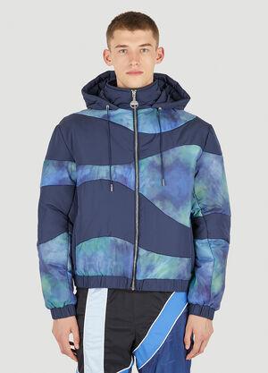 Ahluwalia Studio Shakti Puffer Jacket Blue ahl0150005