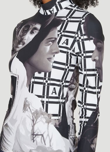 Ahluwalia Studio Colette 高领上衣 白 ahl0250008