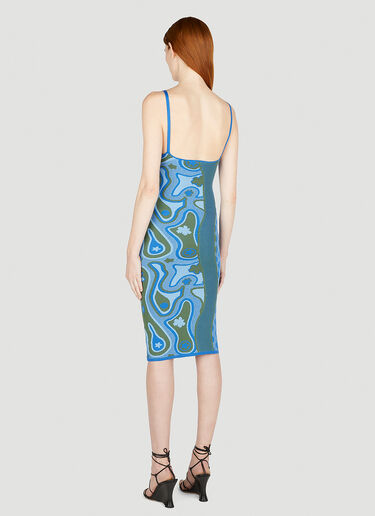 Rumbidzai Knitted Dress Ahluwalia Rumbidzai Knitted Dress Blue ahl0252006