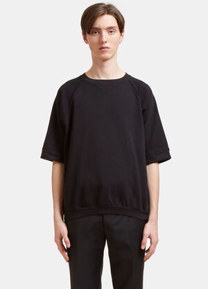 Aiezen Elbow-Length Sleeved Sweatshirt Black aie0118031