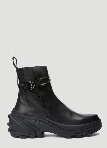 Vibram-Sole Leather Boots 1017 ALYX 9SM Vibram-Sole Leather Boots Black aly0343005