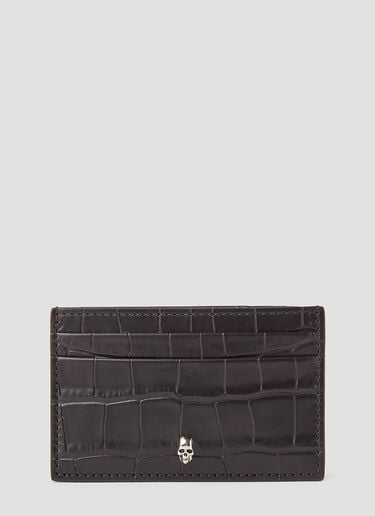Skull 卡包 Alexander McQueen Skull 卡包 黑 amq0145091