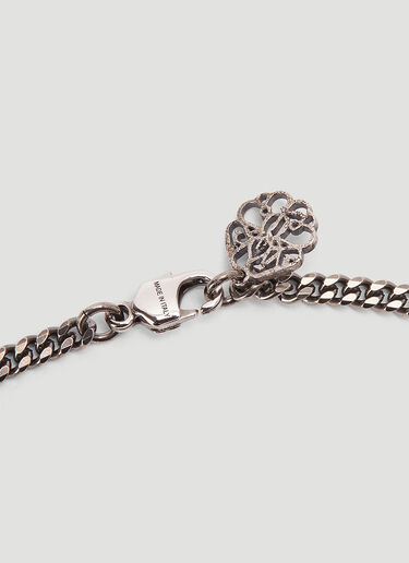 Alexander McQueen Skull Chain Necklace Silver amq0145107