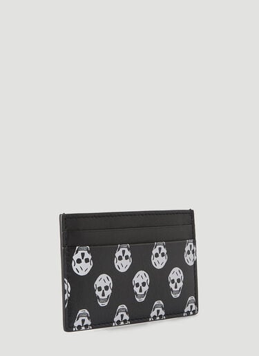 스컬 프린트 카드홀더 Alexander McQueen 스컬 프린트 카드홀더 블랙 amq0148048
