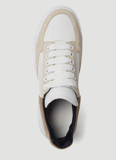拼色 Court 运动鞋 Alexander McQueen 拼色 Court 运动鞋 白 amq0149034