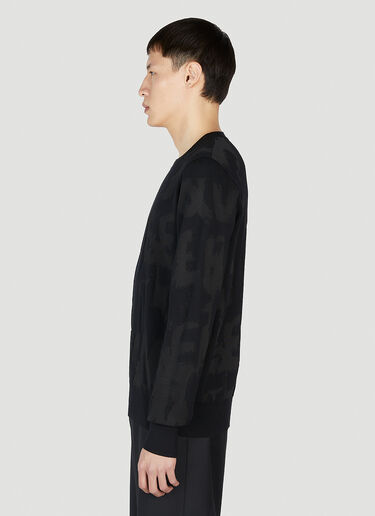Alexander McQueen 로고 스웨터 블랙 amq0151007