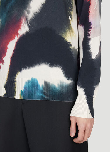 워터컬러 스웨터 Alexander McQueen 워터컬러 스웨터 Multicolour amq0151012