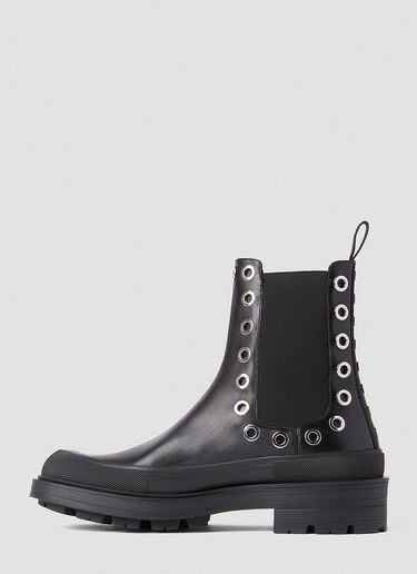 孔眼靴子 Alexander McQueen 孔眼靴子 黑 amq0151045