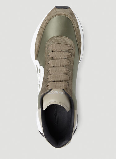 Alexander McQueen Sprint Runner Sneakers Khaki amq0151048