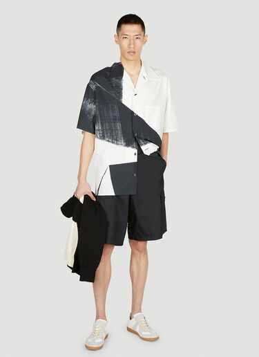 夏威夷衬衫 Alexander McQueen 夏威夷衬衫 黑色 amq0152002