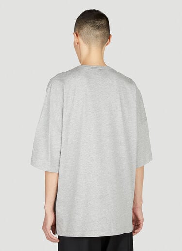 Alexander McQueen 스크리블 스컬 티셔츠 그레이 amq0152011
