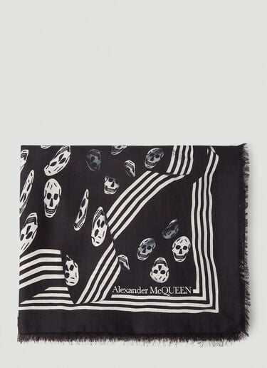 Vortex Biker 围巾 Alexander McQueen Vortex Biker 围巾 黑 amq0152032