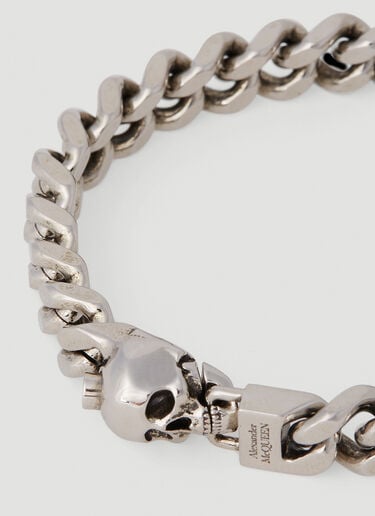 Skull Chain Bracelet Alexander McQueen Skull Chain Bracelet Silver amq0152035
